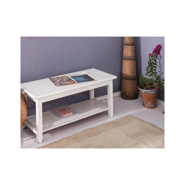 Washed Out Vintage Kars Wool Rug - 4`4" X 7`4" For Sale - Image 4 of 6