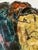1970’s Original African American Artist Calvin Waller Burnett Abstract 3 Nudes Painting For Sale - Image 4 of 5