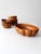 Brown Mid 20th Century Mid-Century Modern Wood Serving Bowl Set For Sale - Image 8 of 15