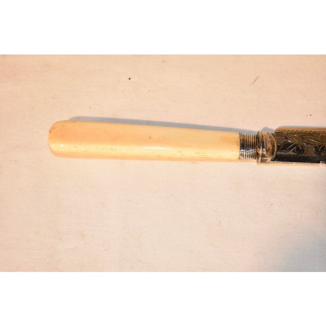 1900 - 1909 Sheffield Cake Knife, Dated 1901 For Sale - Image 5 of 9