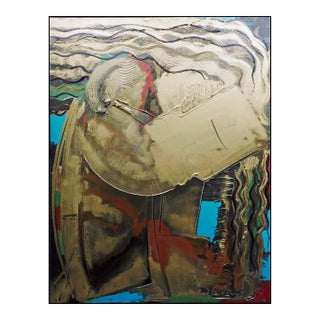 Orlando Agudelo-Botero "Untitled" Acrylic on Canvas Hand Signed Coa Make Offer For Sale