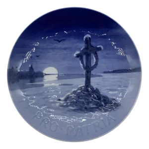 Pro Patria Commemorative Plate from Bing & Grondahl, 1909