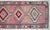 1960s Runner Rug Turkish Hand-Knotted Rug Pink Hallway Decor Kitchen Runner 3x10 Ft Approx For Sale - Image 11 of 14