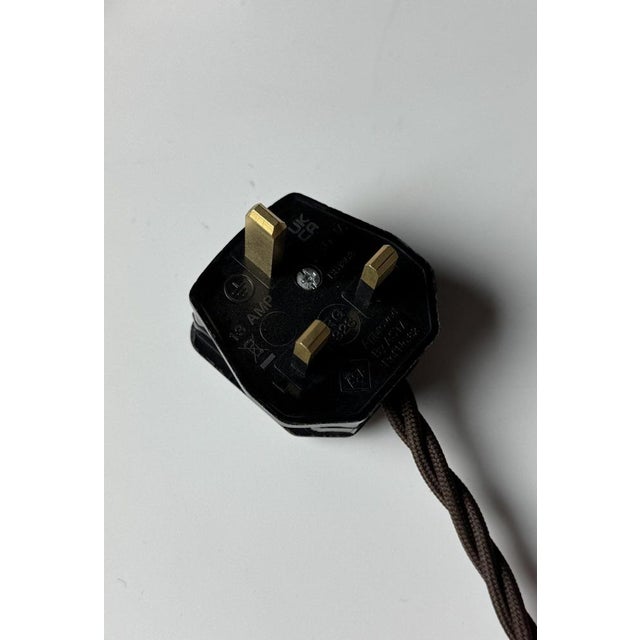 Classic Leather Lamp Base For Sale - Image 8 of 12