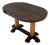 Art Deco Oval Center Table by Gebroeders Reens, 1930s For Sale