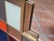 Square Multicolor Murano Wall Mirror with Brass Inserts from Justfurnituress SRL For Sale - Image 4 of 5