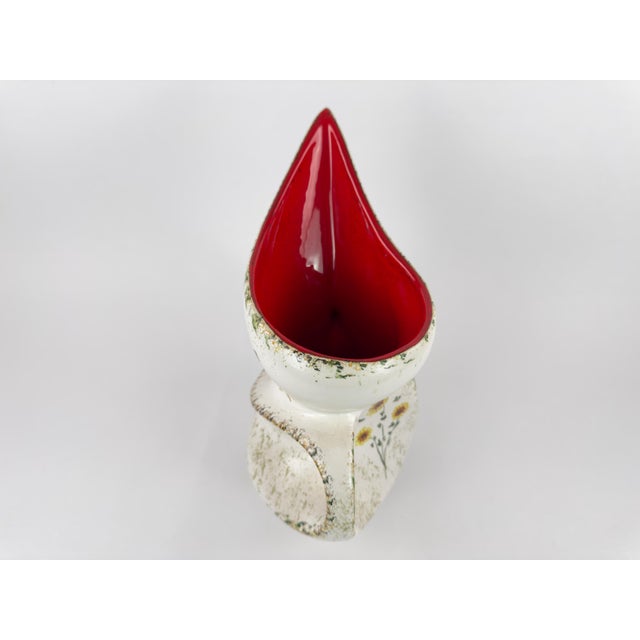 Antique White Bruno Dose Zoomorphic Ceramic Vase, Poterie Du Breuil, 1960s For Sale - Image 8 of 15