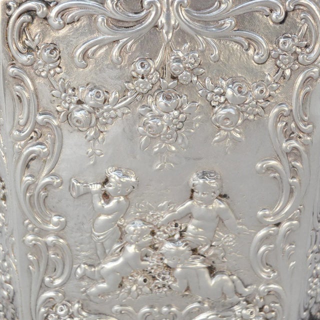 Italian Silver Tea Set Late 19th Century For Sale - Image 12 of 13