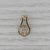 0.50ct Diamond Solitaire Teardrop Pendant 14k Yellow White Gold For Sale - Image 4 of 5