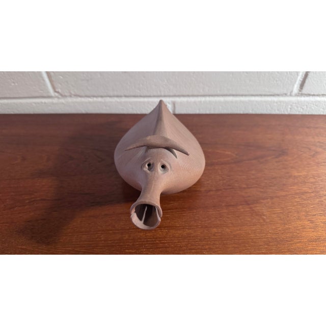 1960s Robert Maxwell Beastie Critter MCM Ceramic 1960’s Signed Sculpture For Sale - Image 5 of 8
