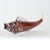 Striking large hand-blown art glass fish made in Czechoslovakia, dating from the 1960s–1970s. The sculpture features an...