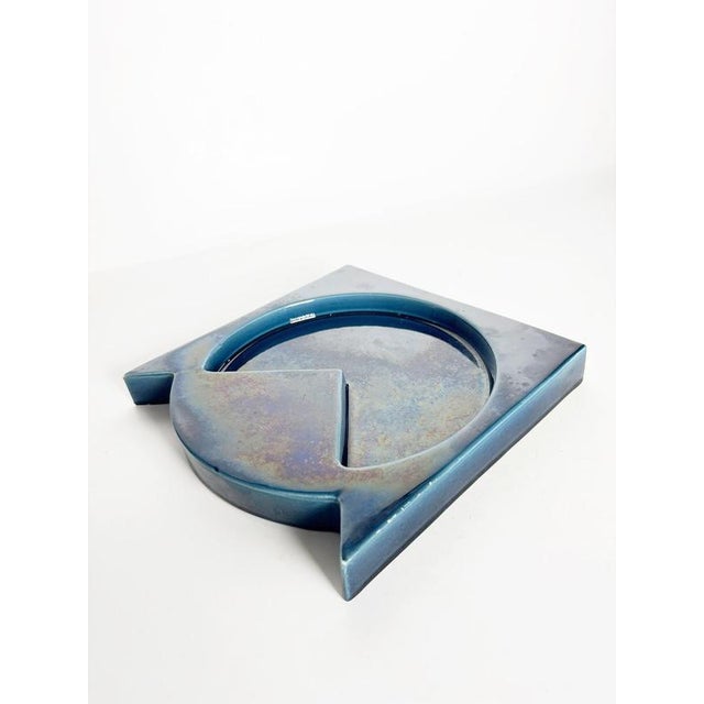 Blue Ceramic Ashtray, France, 1970s For Sale - Image 13 of 15