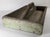 19th Century Primitive Rustic Tool or Tote Tray in Verdigris Green Paint For Sale In New York - Image 6 of 9