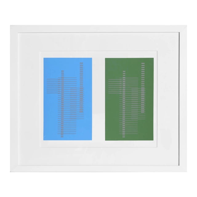 Josef Albers, Rectangular Backgrounds - P1, F6, I2 , Geometric Abstract Screenprint For Sale