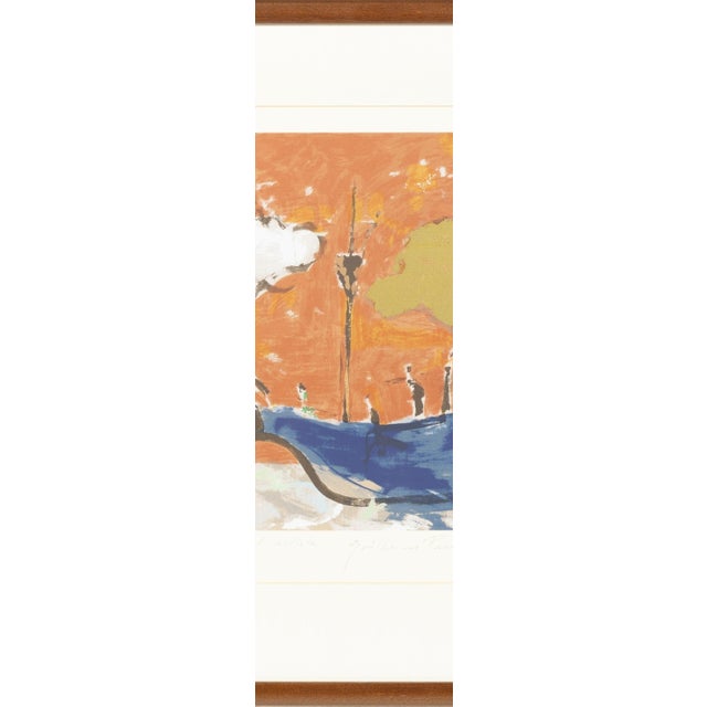 Paper Guilherme Parente, Landscape Composition, Print For Sale - Image 7 of 8