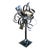 Signed Silas Seandel Abstract Mixed-Metal Ribbon Sculpture For Sale