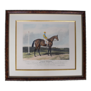Little Wonder, Winner of the Derby Stakes at Epsom 1840 Aquatint by Charles Hancock