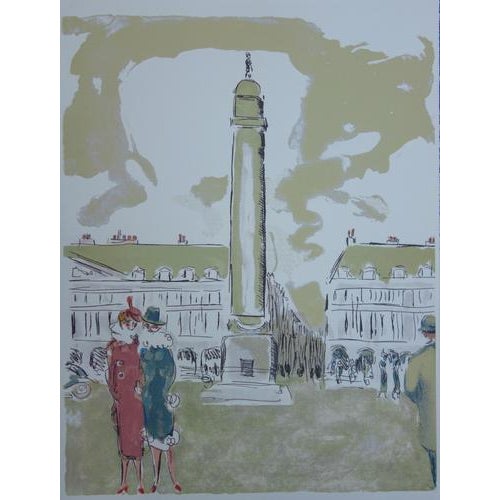 Kees Van Dongen, Place Vendôme, Lithograph For Sale - Image 6 of 6