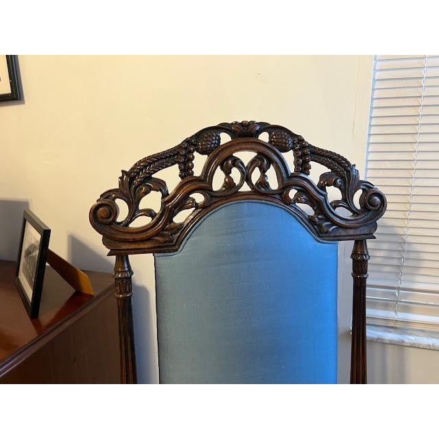 Antique Large Mahogany Arm Chair or Desk Chair For Sale - Image 4 of 4