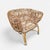 Late 20th Century Attributed to Franco Albini Italian Pencil Reed Rattan Chair For Sale - Image 14 of 16