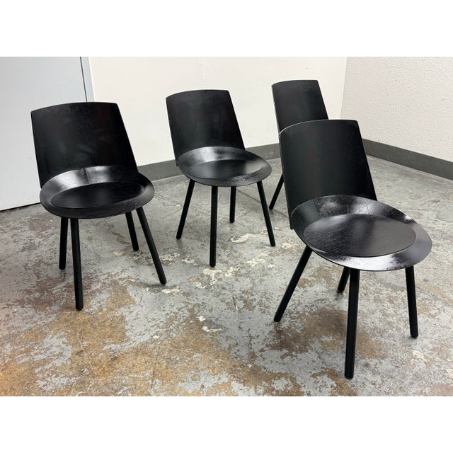 Contemporary Stefan Diez for E15 Ch04 Houdini Side Chairs, Set of Four For Sale - Image 3 of 12