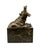 Metal Bronze Little Hippo Statue For Sale - Image 7 of 8