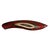 1960s Laurentienne Pottery Black and Red Abstract Ceramic Centerpiece For Sale - Image 6 of 7