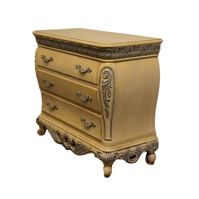 Contemporary Pulaski Furniture Contemporary Louis XV French Provincial 46" Low Chest of Drawers 6344-127 For Sale - Image 3 of 12