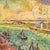 Aqua Henri Saada, The Port of Hon Fleur, ​​1976, Oil on Canvas For Sale - Image 8 of 10