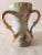 Art Nouveau 1904 Art Nouveau T Sc v Limoges France 3 Handled Hand Painted Roses Chalice Vase For Sale - Image 3 of 9