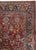 1940s Vintage Circa 1940 Red Sarouk Hand Knotted Rug, 6ft 9in X 9ft 9in For Sale - Image 5 of 7