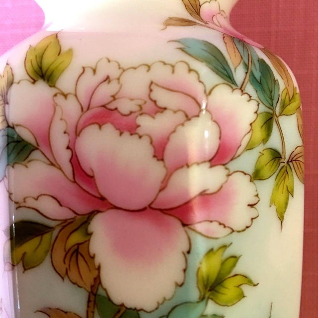 Shibata Japan Pattern Sh13 Porcelain Gold Trim Vase Chairish