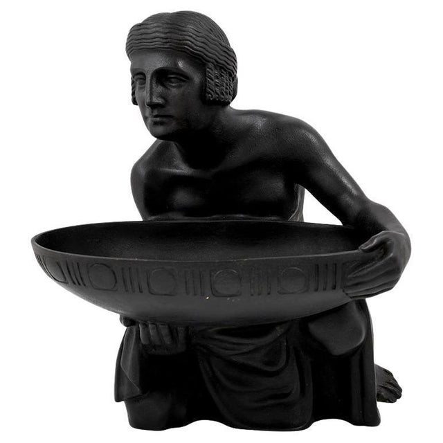 Metal Austrian Art Nouveau Patinated Bronze Sculpture by Gustav Gurschner for K.K. Kunst-Erzgiesserei, 1904 For Sale - Image 7 of 7