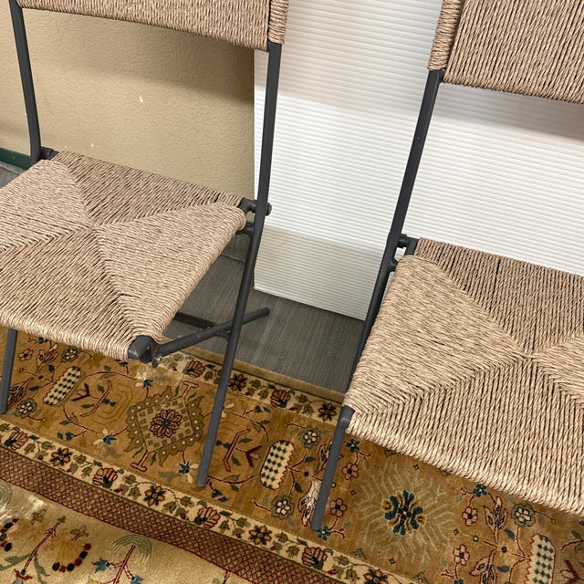 Crate & Barrel Crate & Barrel San Onofre Chairs, Pair For Sale - Image 4 of 12