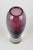 Aimo Okkolin for Riihimäen Lasi "Nimipäivä" art glass vase, 1960s. Elegant Finnish art glass vase with softly rounded form...