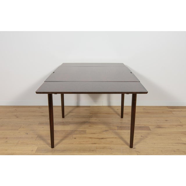 Mid-Century Danish Extendable Rosewood Dining Table, Denmark, 1960s For Sale - Image 13 of 18