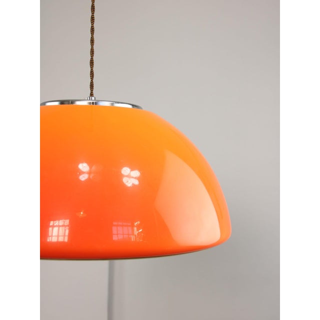 Guzzini Space Age Cabras Pendant Lamp by Luigi Massoni for Guzzini, 1960s For Sale - Image 4 of 14