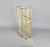 Mid-Century Modern Large Vintage Glass and Brass Curio Display Cabinet For Sale - Image 3 of 7