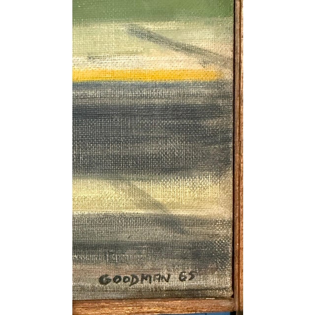 Sidney Goodman, Large American Modernist Oil Painting Baseball Game the Tryout Sidney Goodman, 1965 For Sale - Image 18 of 18