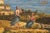Late 20th Century Late 20th Century Rome Italy Capriccio Landscape Oil Painting After Francesco Lazaro Guardi 32" For Sale - Image 5 of 12