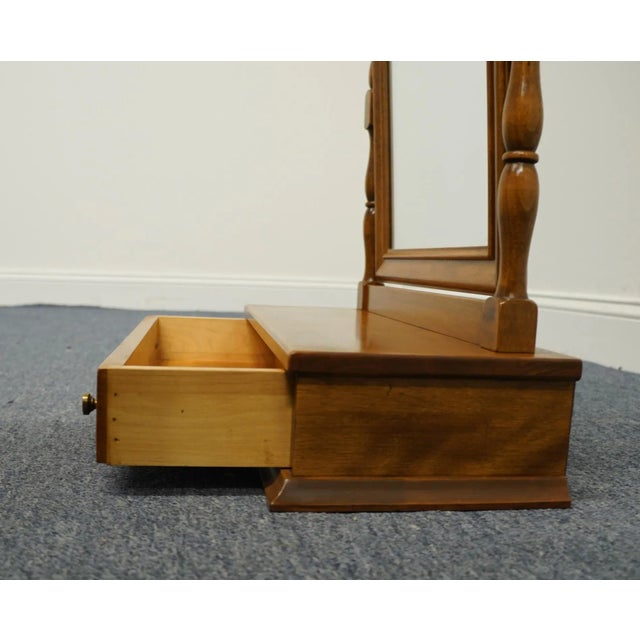 Ethan Allen Heirloom Nutmeg Maple Colonial Early American 19" Shaving