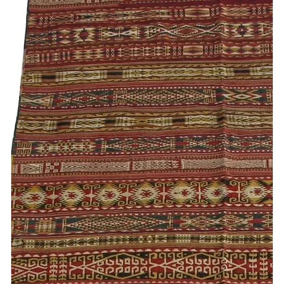 Antique Kilim Geometric Rug 9'10'' X 5'8'' For Sale - Image 4 of 5