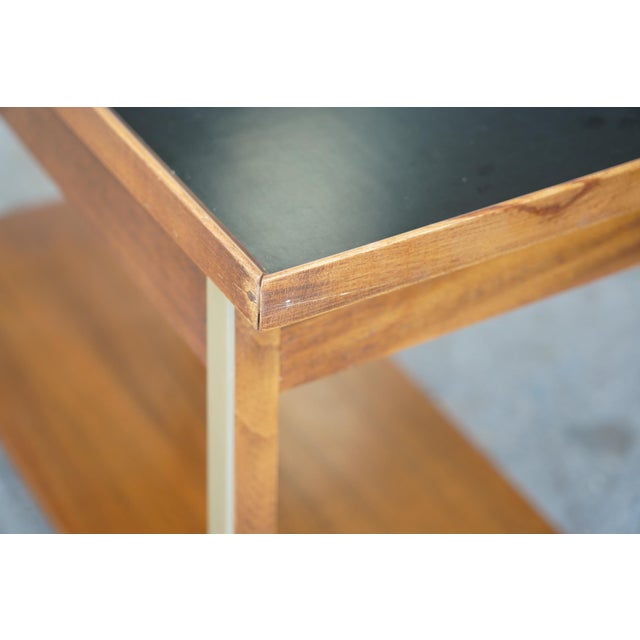 Brass 1950s American of Martinsville Mid-Century Modern Bar Cart or Serving Cart For Sale - Image 8 of 12