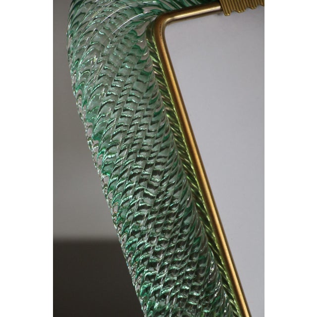 Aquamarine Murano Glass Frame, 2000s For Sale - Image 4 of 17