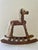 Wood Vintage Handmade Wooden Miniature Classic Rocking Horse Toy For Sale - Image 7 of 8