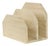 Vintage Travertine Magazine Rack, 1970s For Sale