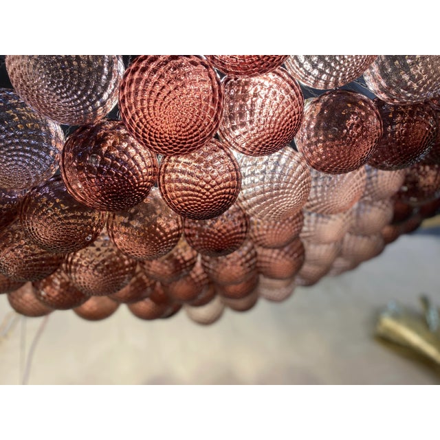Violet Large Scenographic Ametista Murano Glass Chandelier For Sale - Image 8 of 11