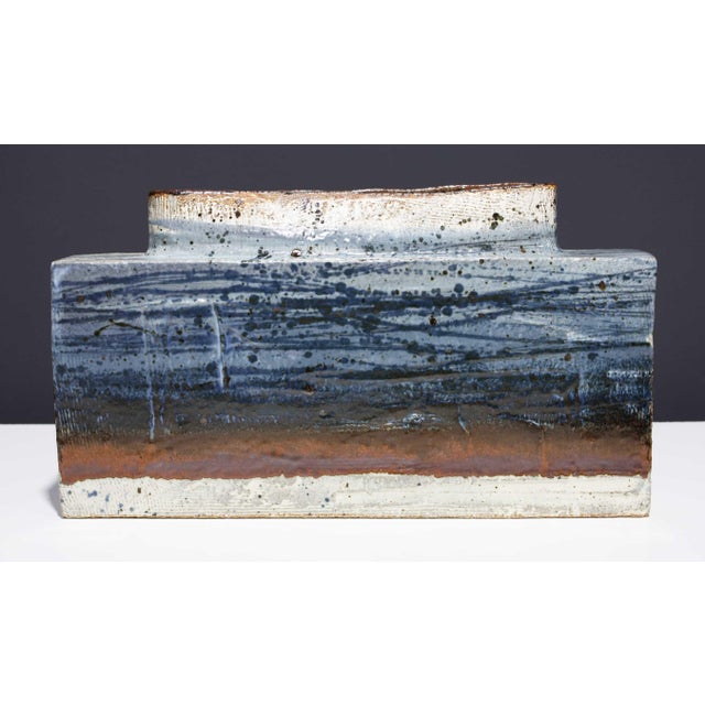 Monumental Ceramic Rectangular Vase by Albert Green (1914 - 1994) For Sale - Image 13 of 13