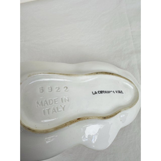 Ceramic La Ceramica Vbc Vintage Pear Spoon Rest For Sale - Image 7 of 8