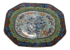18th Century Clobbered Platter